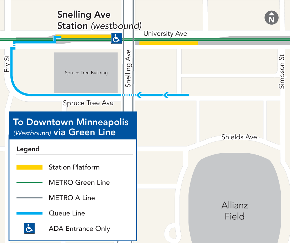 metro green line westbound map