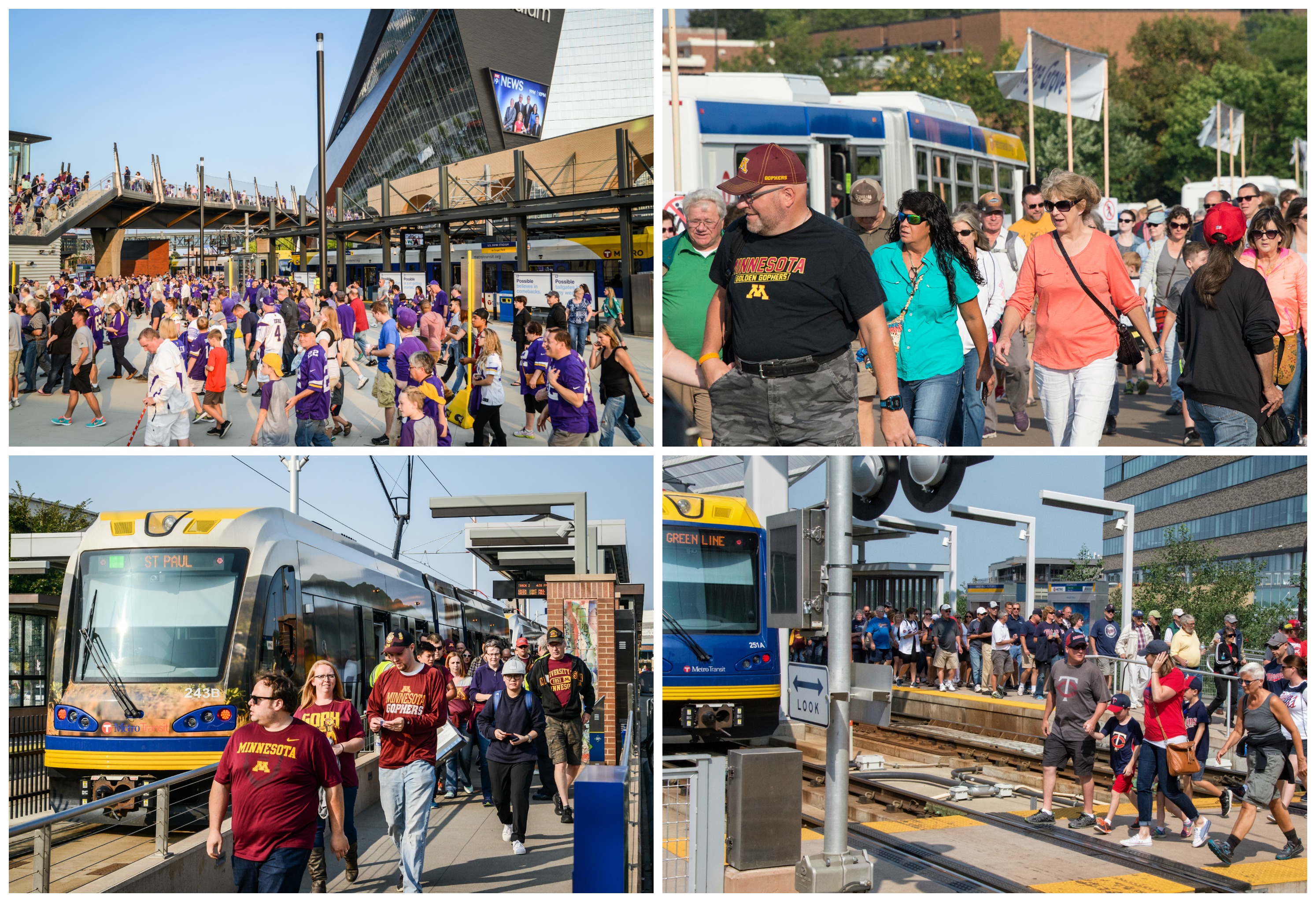 Metro Transit served fairgoers and fans on one of its busiest days ever, Thursday, Aug. 31. Metro Transit served fairgoers and fans on one of its busiest days ever, Thursday, Aug. 31.