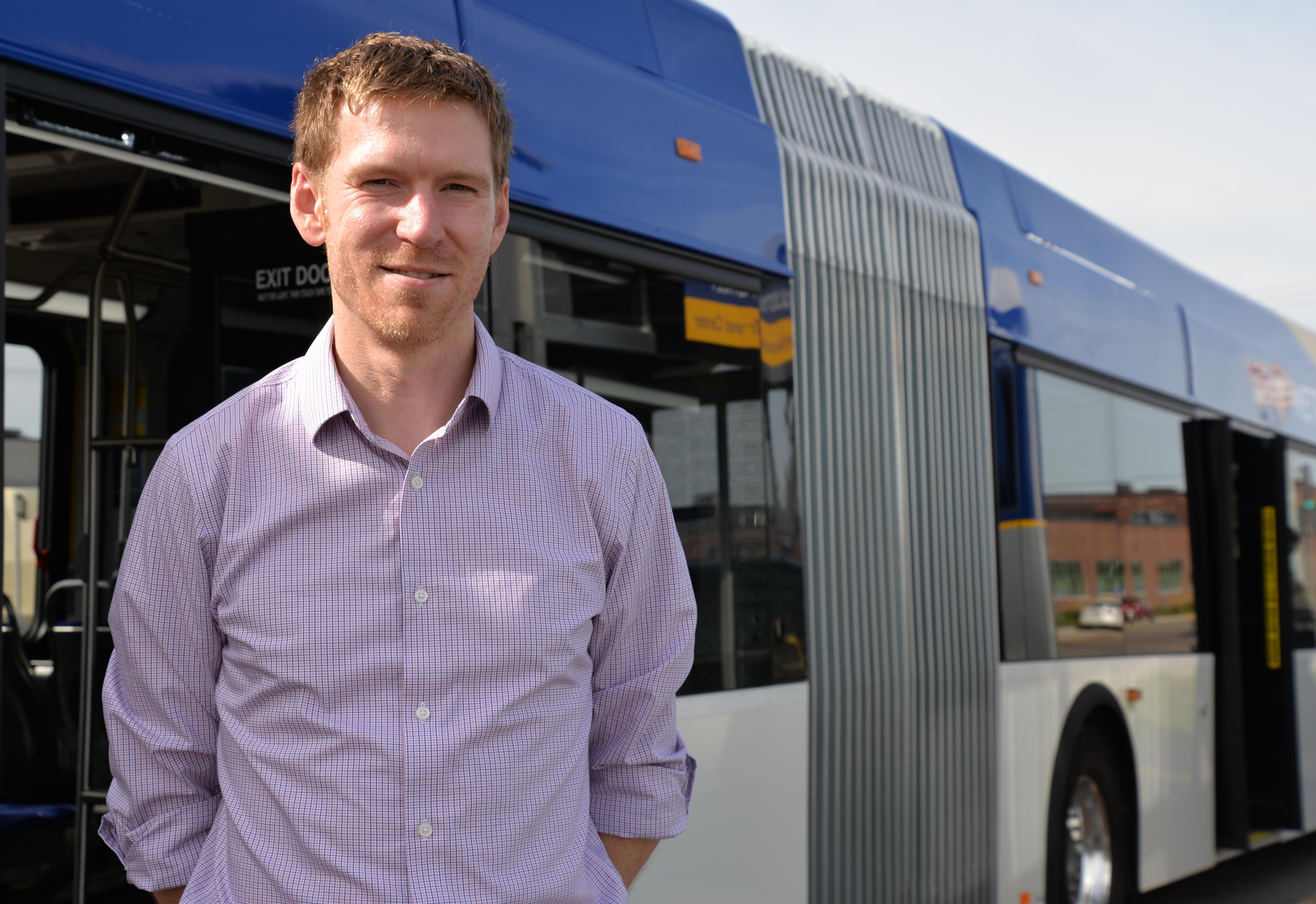 Michael Mechtenberg commutes on Route 134 and other routes that run between downtown Minneapolis and the Heywood Garage, including the METRO C Line. Michael Mechtenberg commutes on Route 134 and other routes that run between downtown Minneapolis and the Heywood Garage, including the METRO C Line.